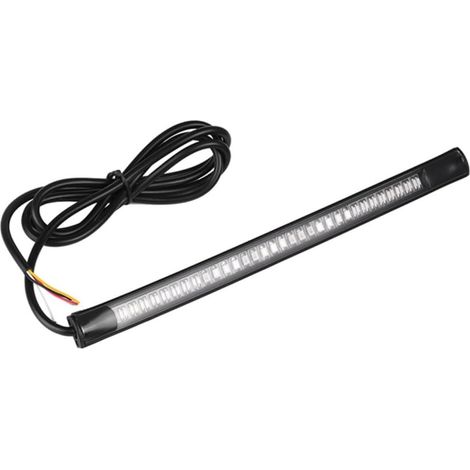 4pièces Feux Led Arrière Pour Moto Led Smd Étanches Et Flexibles Lumière Rouge Et Jaune Feux Stop Et Clignotants Combinés