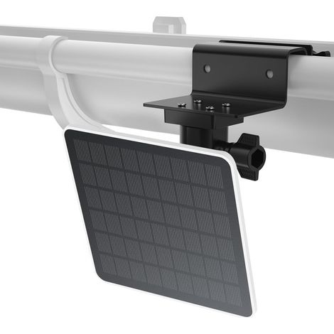Support de gouttière pour panneau solaire - Support universel pour Cam/Tapo/Arlo/Argus Pro/Argus 2 - Support réglable pour caméra extérieure et panneau solaire avec filetage (1/5)