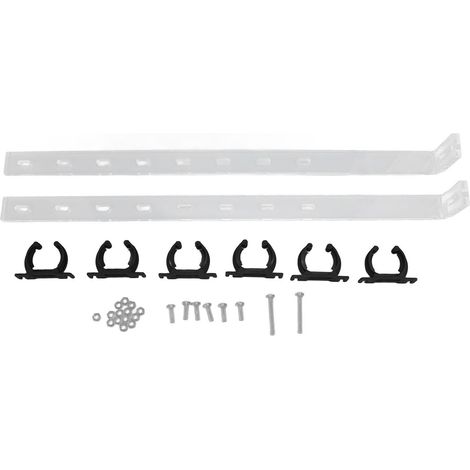 Lot de 2 lumière support installation aquarium support support pour aquarium maison intérieur en acrylique transparent réglable facile (1/5)