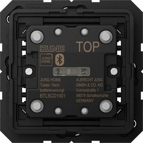 JUNG HOME Pulsante, alimentato a batteria, 1 posto, serie CD/LS BT LS CD 1001