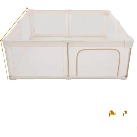Parc pour bébé, Deux options de taille, Construction en métal durable (1/2)
