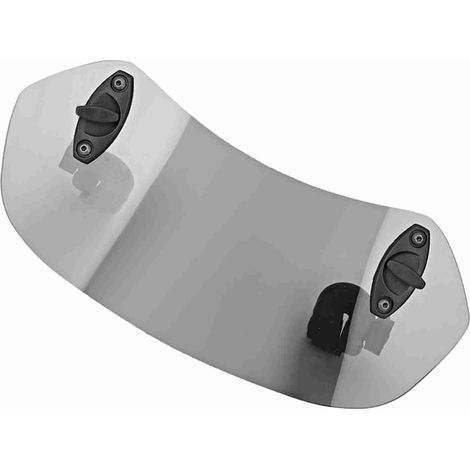 Déflecteur de vent réglable pour pare-brise de moto, accessoire clip-on, brun fauve (1/5)