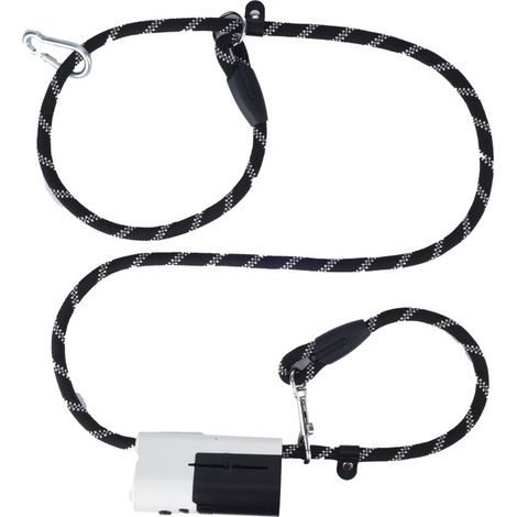 LED chien laisse soigneusement sélectionné animal de compagnie corde de traction lumineuse sac à ordures anti-déflagrant poinçonnage P chaîne collier de chaîne de chien，grand chien