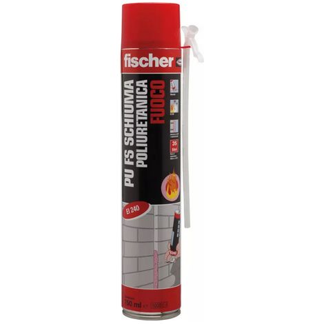 SCHIUMA POLIURETANICA FUOCO PU FS- 750 ml- FISCH- pezzi 1