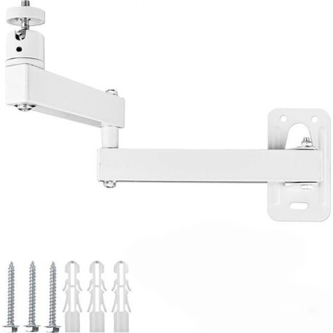 Support Projecteur Plafond - Rotation 360° Réglable - Pour Installation Murale ou Plafond - Compatible Avec Projecteurs Standard - 1 Pièce (1/5)