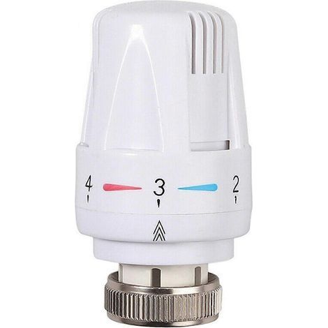 Robinets thermostatiques droits pour radiateurs, vannes de régulation manuelles de température pour chauffage à eau/au sol (1/5)