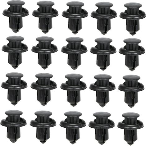 GARRYFIZH Clips de fixation pour automobiles, rivets en plastique, 190 pièces, 6 tailles, clous à pousser pour automobiles, pièces décoratives (1/5)