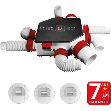kit ventilation sp hygro ecowatt+ 40 cm 47 cm