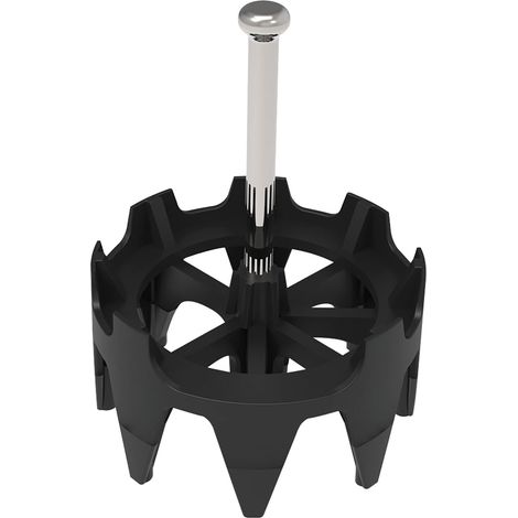 Schalungsanschlag mit Nagel ø48x30mm zum Fixieren der Schaltafel in der Wandsohle hochwertiges Schalungszubehör, Kunststoff - 100 Stück (1/2)