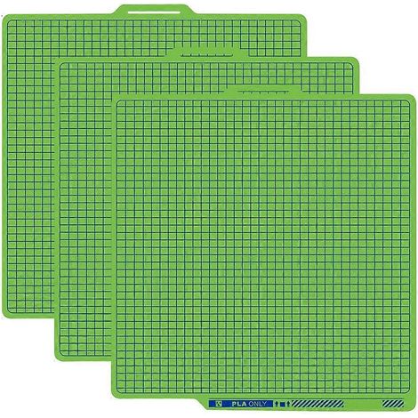 3er-Set PLA-Platten für Bambu Lab X1C A1 P1S 258x258mm Bauplatte, Kühlplatte, doppelseitig, superhaftend, Bambus-Heizbett (1/5)