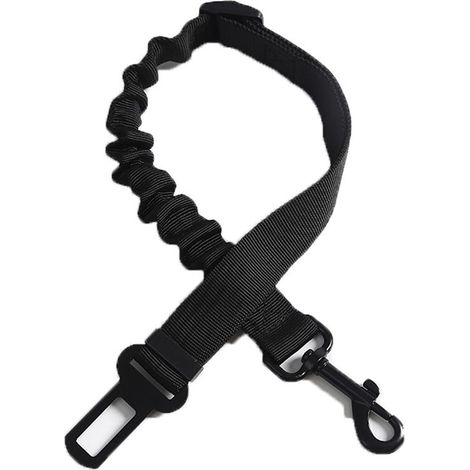 Ceinture de sécurité de voiture pour animaux de compagnie, corde de traction télescopique élastique pour voiture, corde de voiture, fournitures pour animaux de compagnie (1/4)