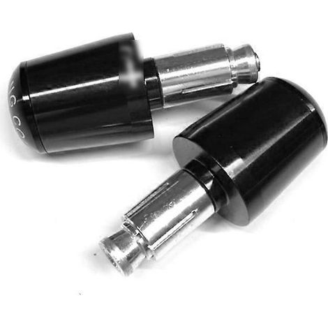 Motorcycle modification accessories: CNC aluminum alloy throttle, handlebar plug, balance terminal, handlebar plug, faucet, anti-fall blockage( The handle is black) (1/5)