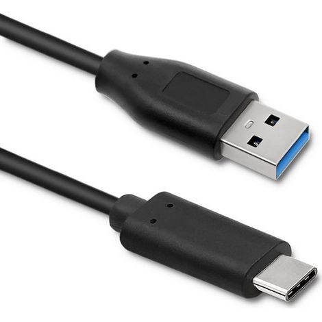 Cable USB 3.1 Tipo C Macho Qoltec Cable USB 3.0 A Macho 1 m (1/5)