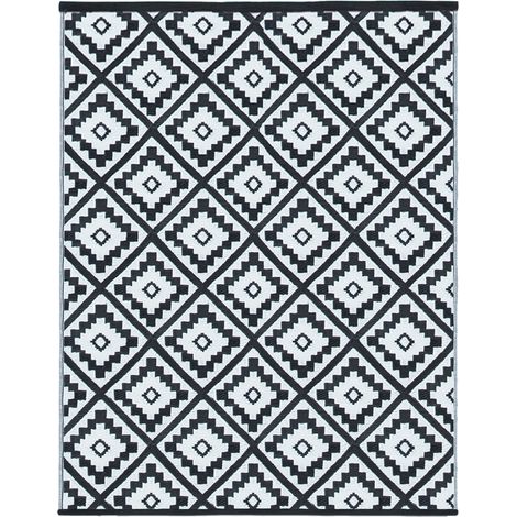Outdoor-Teppich BAHAMAS schwarz 270 x 470 CM