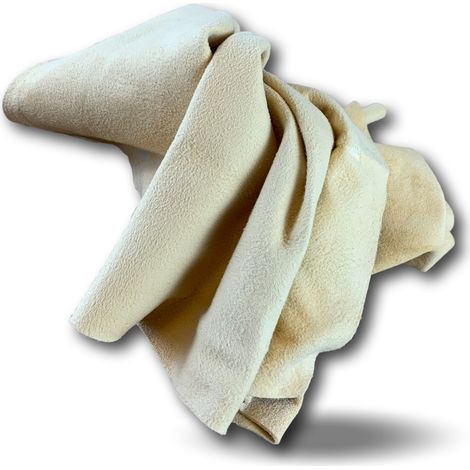 Peau de chamois Chiffon de nettoyage Lustrage voiture et moto - A l'unité - Peau de chamois (1/5)