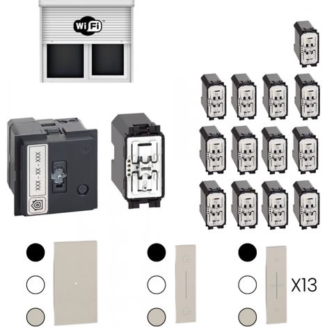 Bticino Kit gestione tapparelle Centralizzato APP Wireless Living Now - K2010KITN nr.13 Tapparelle