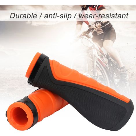 1 Paire Poignées Vélo Ergonomiques Antidérapantes pour VTT et Vélo de Route (1/5)