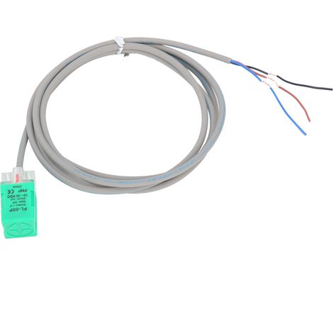 Capteur inductif de proximité PNP DC 3 fils, détecteur encastré avec LED, alimentation 10-30V, modèle PL-05P, interrupteur de fin de course sans contact. (1/5)
