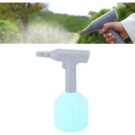 Arrosoir électrique portatif, indispensable pour le jardinage à domicile, l'arrosage des fleurs, arrosoir automatique, pulvérisateur de désinfectant, vert. (1/5)