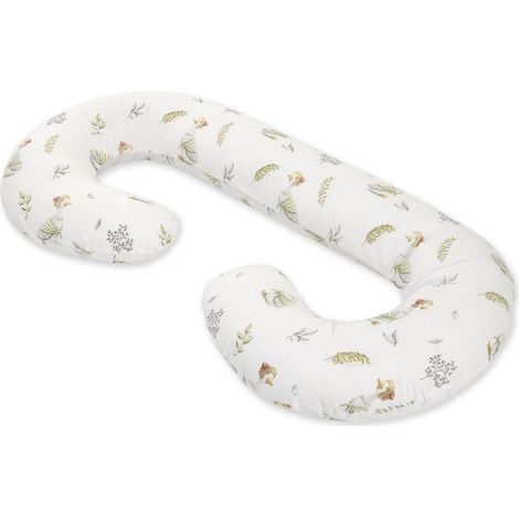 Almohada de embarazo tipo C con funda extraíble para embarazadas, para la lactancia - Gąski (1/4)