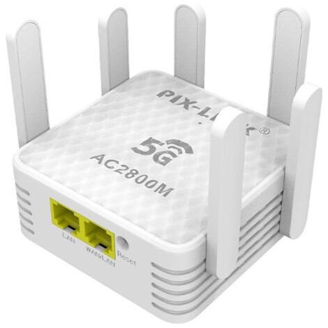 Drahtloser Signalverstärker mit 6 Antennen, 300 Mbit/s WLAN-Booster, drahtloser WLAN-Netzwerk-Extender