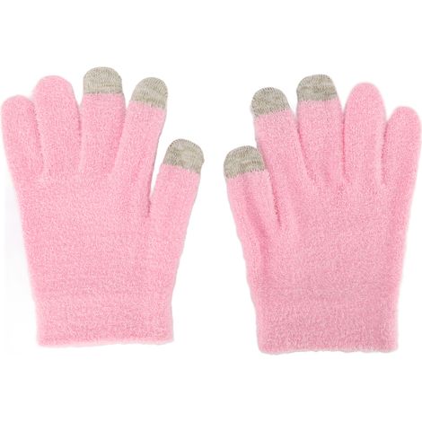 Paire de gants gel hydratants réparateurs adoucissants à la kératine, compatibles écran tactile, soin SPA maison et salon, 1 paire. (1/5)
