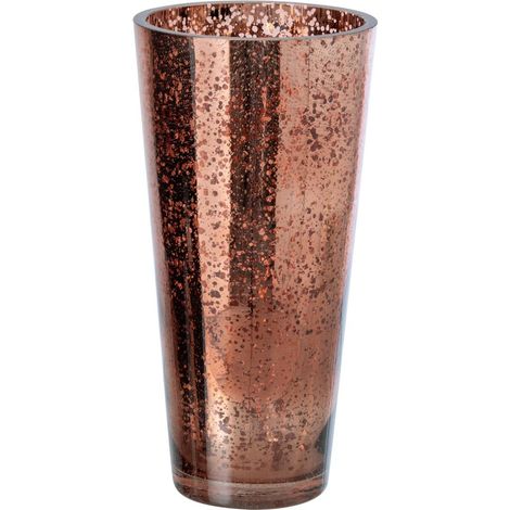 Photophore Design en Verre "Ember" 30cm Marron (1/4)