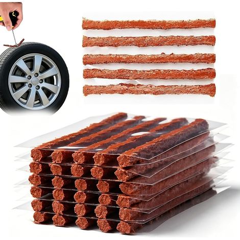 35-piece Car Tire Repair Kit, Tire Repair Strips, Tire Repair Kit for Cars and Motorcycles, Car Tire Plug Kit, Emergency Tire Puncture Plug (1/2)