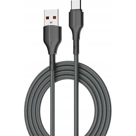 Beline Kabel 25W USB-A/USB-C 2m schwarz/schwarz BLNCBC02 (1/2)