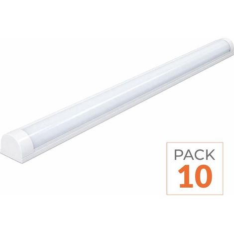 Pack de  10 - Réglette LED 150cm 48W - Blanc Neutre 4000K - 5500K - SILAMP