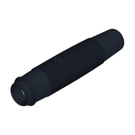 Fiche banane femelle Ø de la broche: 4 mm SKS Hirschmann KUN 30 931804100 noir 1 pc(s) D24888 (1/2)