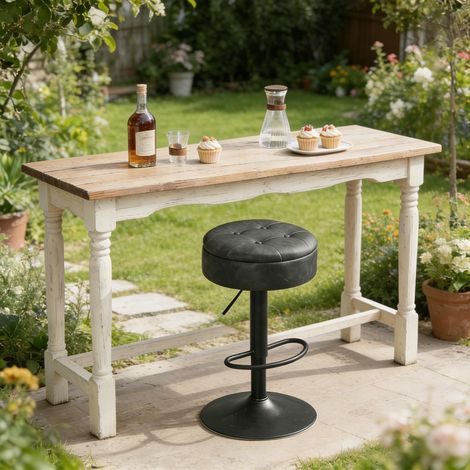 Chaise ronde de salon et de petit-déjeuner,chaise à manger et chaise de bar avec espace de rangement. Vendu à l’unité. (1/5)