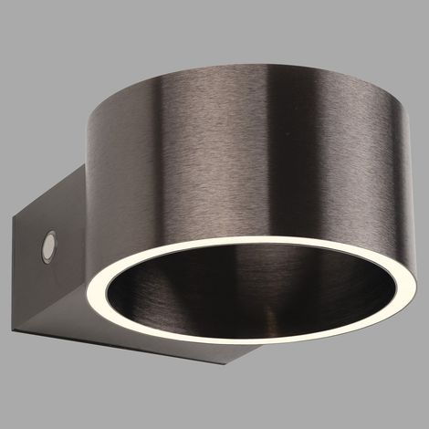 Lampe murale rechargeable Pure Akku Clipse Brossé brun foncé - 8560-34