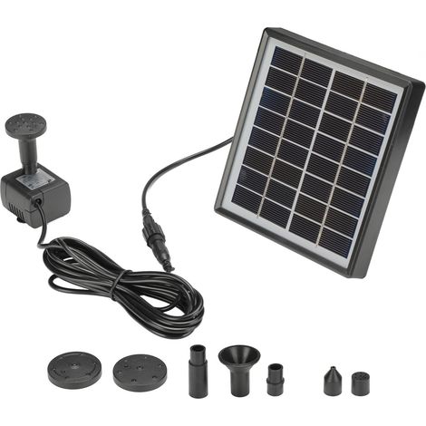 Energiesparende, hocheffiziente Solarbrunnenpumpe (2 W) für Garten, Vogeltränke, kleine Teiche (1/5)