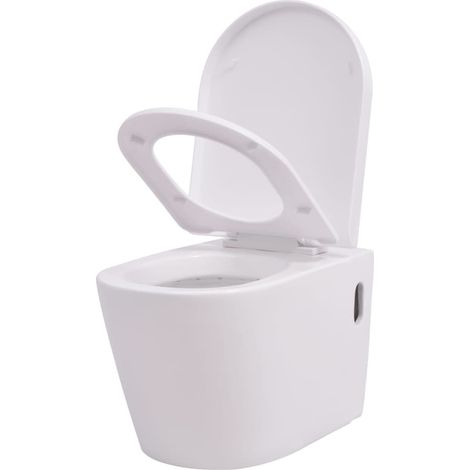 Toilette murale Céramique Blanc CFW880826 (1/5)