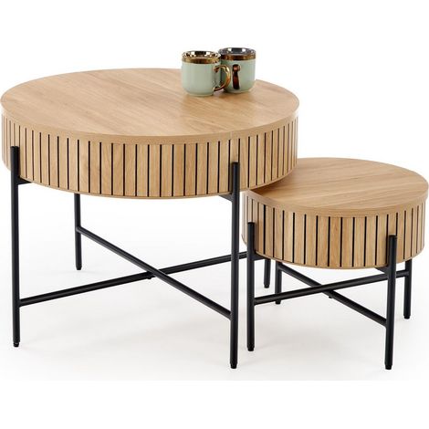 Ensemble de 2 tables basses gigognes ANNIE (1/5)