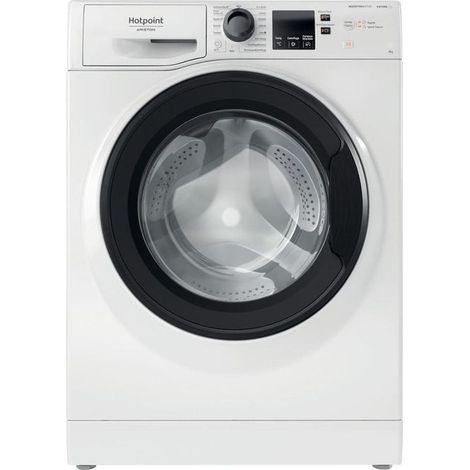 Hotpoint Ariston Lavatrice a libera installazione NF827WK IT. Tipo di carica: Caricamento frontale. Capacità cestello: 8 kg, Classe di efficienza della centrifuga: B, Silenziosità (centrifuga): 76 ...