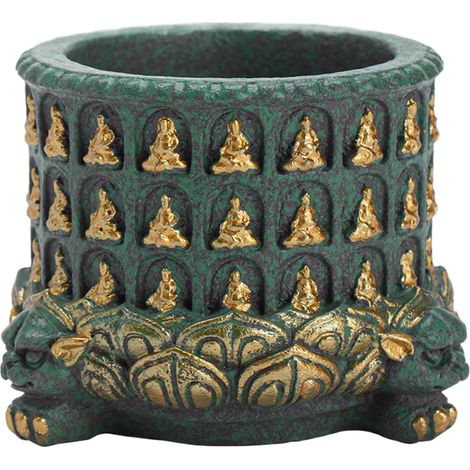 Incense Burner, Buddha Handmade Spiritual Decor, Coil Incense Stick Pot Use with Cones, Aromatherapy Holder for Meditation Relaxation, Home Accessories, Good Luck Altar for Indoor Outdoor (1/5)