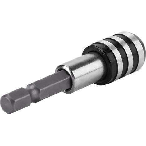 1/4"-Schnellspannfutter für Schraubendreher - 60 mm 3-Nut-Bit (schwarz/weiß) (1/2)