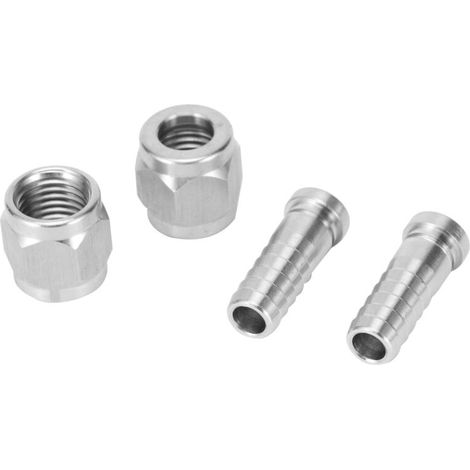 2 Set 8mm Stainless Steel 1/4in 5/16in Nut Barb Connector for Ball Lock Pin Lock Home Brew Fitting (1/5)