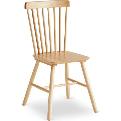 Sedia in legno Garton, rovere dorato, stile retrò (1/5)