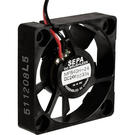 SEPA MFB40H12 Ventilateur axial 12 V/DC 185 l/min (L x l x H) 40 x 40 x 10 mm Q60230 (1/2)