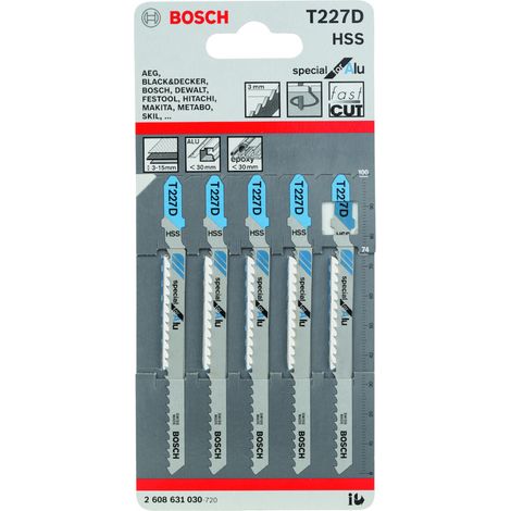 Bosch Stichsägeblatt T 227 D, Special for Alu