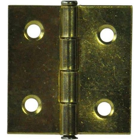 Koncreto Cerniera Ottonata Mm 40X40 Pz 4 Perno Fisso. In Blister. (1/2)