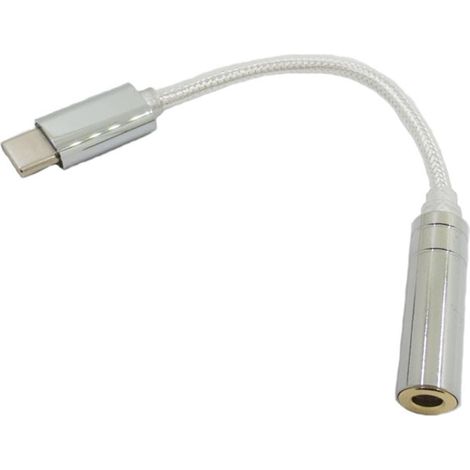 USB C À 3 5/2 5/4 4 Mm Câble Adaptateur Féminin Aucune Dommage Rayé Câble Adaptateur Résistant (1/5)