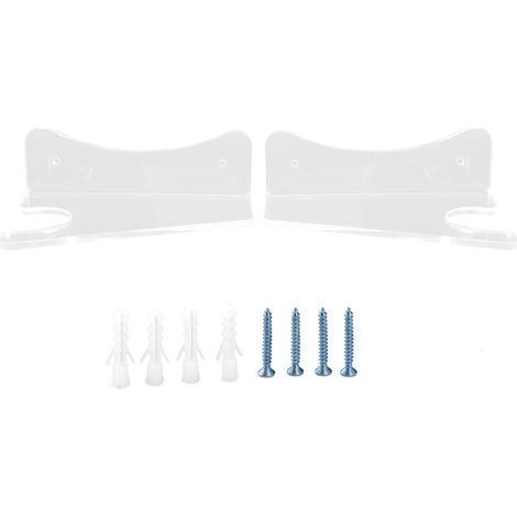 Support mural universel en acrylique transparent pour épée lumineuse, présentoir horizontal étagère murale. (1/5)