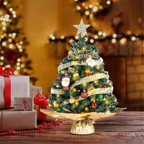 Miniatur-Weihnachtsbaum, Tischdekoration, A--