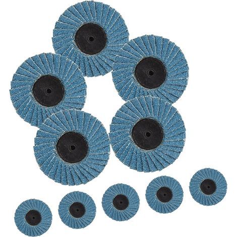 Oxyde aluminium 2 pouce Meule disque lamelles 120 Grain 10 - Pcs Remplacement d'article (1/5)