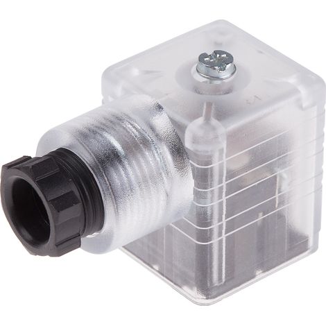 Connecteur de solénoïde, Femelle, 3P+E, Vis 10A, 230 V c.a., PG9 (1/2)