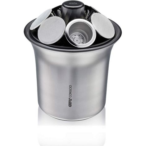 Gefu CONSCIO collecteur inox pour capsules café (1/5)